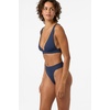 image:imageONEILL Womens Shorebreak Rib Santa Barbara High Rise Cheeky Bottoms  HighRise Waist Recycled FabricNavy