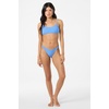image:imageONEILL Womens Shorebreak Rib Surfside Bralette Top  Recycled Fabric Adjustable TieBackAzurine