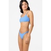 image:imageONEILL Womens Shorebreak Rib Surfside Bralette Top  Recycled Fabric Adjustable TieBackAzurine