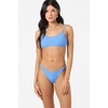 image:imageONEILL Womens Shorebreak Rib Surfside Bralette Top  Recycled Fabric Adjustable TieBackAzurine
