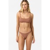 image:imageONEILL Womens Shorebreak Rib Surfside Bralette Top  Recycled Fabric Adjustable TieBackCarob Brown