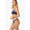 image:imageONEILL Womens Shorebreak Rib Surfside Bralette Top  Recycled Fabric Adjustable TieBackNavy