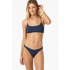 image:imageONEILL Womens Shorebreak Rib Surfside Bralette Top  Recycled Fabric Adjustable TieBackNavy