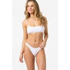 image:imageONEILL Womens Shorebreak Rib Surfside Bralette Top  Recycled Fabric Adjustable TieBackWhite
