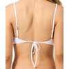 image:imageONEILL Womens Shorebreak Rib Surfside Bralette Top  Recycled Fabric Adjustable TieBackWhite