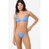 image:imageONEILL Womens Shorebreak Rib Tanning Triangle Top  Adjustable Straps Recycled Stretch FabricAzurine