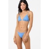 image:imageONEILL Womens Shorebreak Rib Tanning Triangle Top  Adjustable Straps Recycled Stretch FabricAzurine
