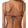 image:imageONEILL Womens Shorebreak Rib Tanning Triangle Top  Adjustable Straps Recycled Stretch FabricNavy