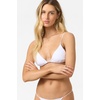 image:imageONEILL Womens Shorebreak Rib Tanning Triangle Top  Adjustable Straps Recycled Stretch FabricWhite