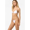 image:imageONEILL Womens Shorebreak Rib Tanning Triangle Top  Adjustable Straps Recycled Stretch FabricWhite