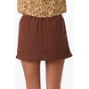 image:imageONEILL Womens Townes Skort  PullOn Micro Mini Builtin ShortsCoconut Brown