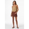 image:imageONEILL Womens Townes Skort  PullOn Micro Mini Builtin ShortsCoconut Brown