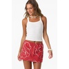 image:imageONEILL Womens Townes Skort  PullOn Micro Mini Builtin ShortsLifeguard Red