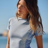 image:imageONEILL Womens Womens Hyperfreak Short Sleeve RashguardChambluSurfabst