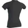 image:imageONEILL Womens Womens Hyperfreak Short Sleeve RashguardTempsteelShislandsky