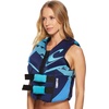 image:imageONeill Wetsuits Womens Reactor USCG Life Vest NavyRivieraTurquoise 10
