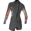 image:imageONeill Womens Bahia 21mm Back Zip Long Sleeve Spring WetsuitGraphiteDesert BloomDrift Blue