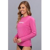 image:imageONeill Womens Basic Skins Long Sleeve Sun Shirt UPF 50 Sun and Rash Protection for Surfing and All Outdoor ActivitiesFox Pink
