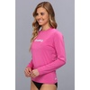 image:imageONeill Womens Basic Skins Long Sleeve Sun Shirt UPF 50 Sun and Rash Protection for Surfing and All Outdoor ActivitiesFox Pink