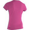 image:imageONeill Womens Basic Skins Short Sleeve Sun Shirt UPF 50 Sun and Rash Protection for Surfing and All Outdoor ActivitiesFox Pink
