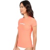 image:imageONeill Womens Basic Skins Short Sleeve Sun Shirt UPF 50 Sun and Rash Protection for Surfing and All Outdoor ActivitiesLight Grapefruit