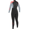 image:imageONeill Womens Epic 32mm Back Zip Full Wetsuit Durable Warmth with Good Flexibility for Surfing and All Water ActivitiesBlackTrade WindTea Rose
