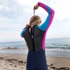 image:imageONeill Womens Epic 32mm Back Zip Full Wetsuit Durable Warmth with Good Flexibility for Surfing and All Water ActivitiesGraphiteDesert BloomDrift Blue