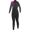 image:imageONeill Womens Epic 43mm Back Zip Full Wetsuit Durable Warmth with Good Flexibility for Surfing and All Water ActivitiesBlackGraphiteBerry