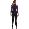 image:imageONeill Womens Epic 43mm Back Zip Full Wetsuit Durable Warmth with Good Flexibility for Surfing and All Water ActivitiesBlackGraphiteBerry