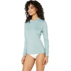 image:imageONeill Womens Hybrid Long Sleeve Sun Shirt UPF 50 Sun Protection Rash Prevention for Surfing and All Water ActivitiesEucalyptus