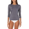 image:imageONeill Womens Hybrid Long Sleeve Sun Shirt UPF 50 Sun Protection Rash Prevention for Surfing and All Water ActivitiesSlate