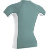 image:imageONeill Womens Premium Skins Upf 50 Short Sleeve Rash GuardAquahazeWhite