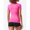 image:imageONeill Womens Premium Skins Upf 50 Short Sleeve Rash GuardFox Pink