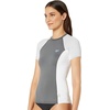 image:imageONeill Womens Premium Skins Upf 50 Short Sleeve Rash GuardGraphicWhiteCool Grey