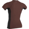 image:imageONeill Womens Premium Skins Upf 50 Short Sleeve Rash GuardPepperBlack