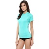 image:imageONeill Womens Premium Skins Upf 50 Short Sleeve Rash GuardSeaglass Heathered Hybrid