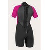 image:imageONeill Womens Reactor Back Zip Short Sleeve Spring Wetsuit Lightweight Warmth Flexibility for All Water ActivitiesBlackBerry