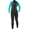 image:imageONeill Womens Reactor2 32mm Back Zip Full Wetsuit Lightweight Warmth and Flexibility for All Water ActivitiesBlackLight Aqua