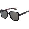 image:imageONEILL LANI 20 Womens Trendy Oversized Polarized Sunglasses  56 mm Square UV400 Protection for Sports Festival Beach Lightweight Polycarbonate AntiGlareGloss BlackMatte Black