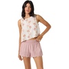 image:imageONEILL Womens Annalee Shorts  Lightweight Cotton Smocked WaistOrchid