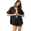 image:imageONEILL Womens Jenna CoverUp Top  Cotton Eyelet Relaxed Beach LayerBlack