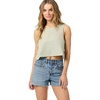 image:imageONEILL Womens Sanders Tank  Lightweight LinenBlend Woven Top Wrapover BackDesert Sage