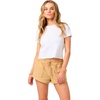 image:imageONEILL Womens Sevie 2 Lounge Shorts  Cotton Twill 2 Inch InseamWarm Sand