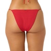 image:imageONEILL Womens Shorebreak Rib Redondo Medium Bottoms  Medium Coverage Recycled Rib FabricLifeguard Red