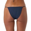 image:imageONEILL Womens Shorebreak Rib Redondo Medium Bottoms  Medium Coverage Recycled Rib FabricNavy