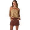 image:imageONEILL Womens Townes Skort  PullOn Micro Mini Builtin ShortsCoconut Brown