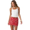 image:imageONEILL Womens Townes Skort  PullOn Micro Mini Builtin ShortsLifeguard Red