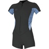 image:imageONEILL Womens Womens Bahia 21mm Full Zip Short Sleeve Spring WetsuitTempsteelSurfabChamblu