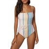image:imageONeill Baja Stripe Marbella Cheeky One PieceMulti Colored  Baja Stripe Marbella