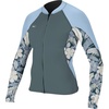 image:imageONeill Wetsuits Womens 1 mm Bahia Front Zip JacketShadePalmento TropicalFaded Denim